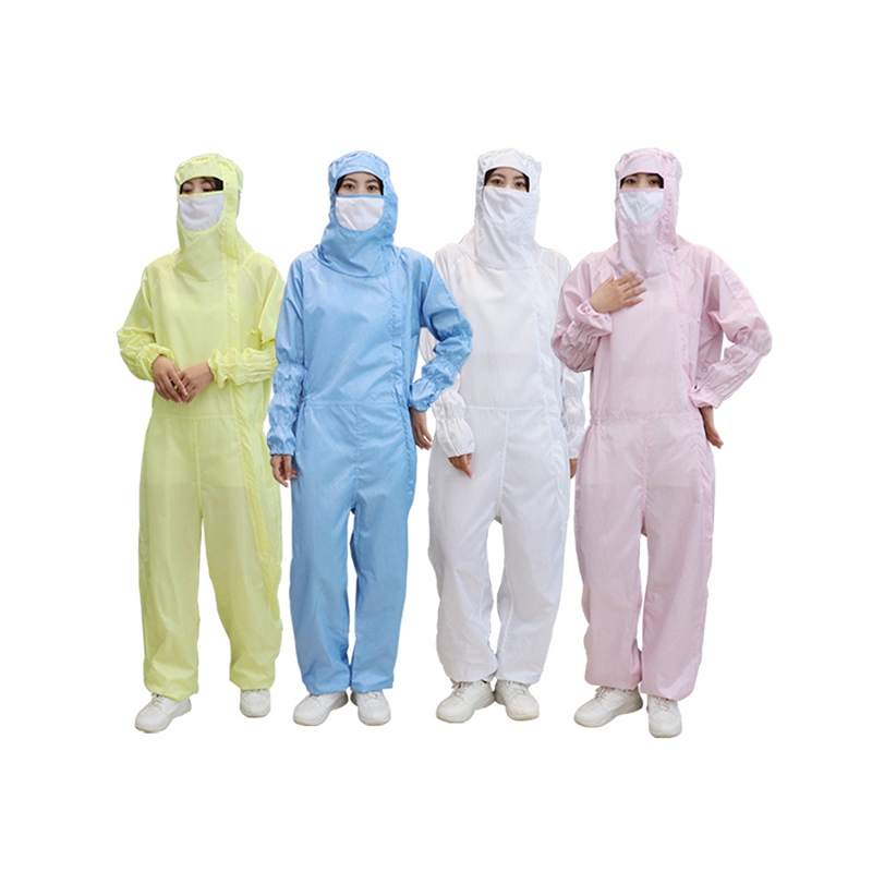 Anti statički nagnuti otvoreni kombinezon s prednjim kapuljačama